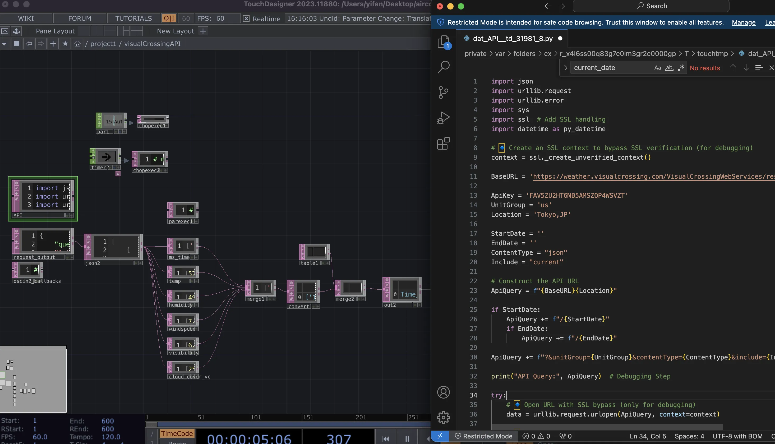 Live Identity Temperature Variation